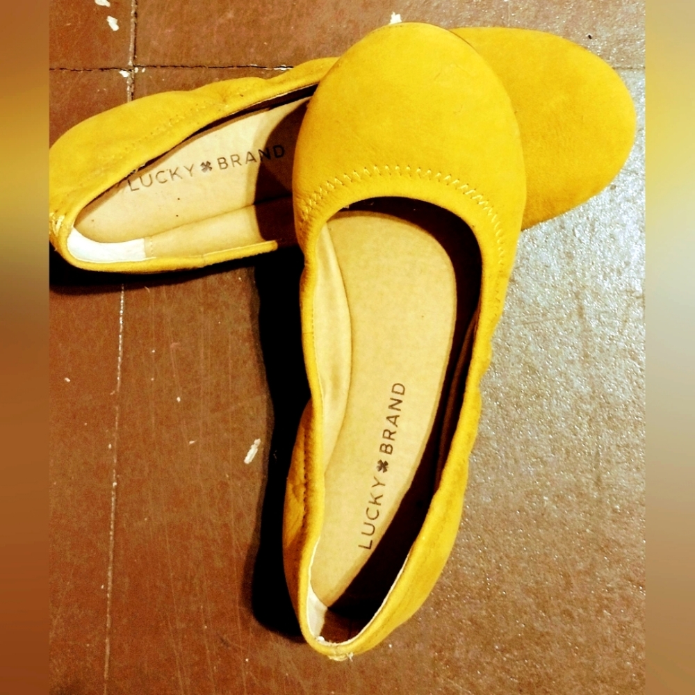Lucky Brand Yellow Flats